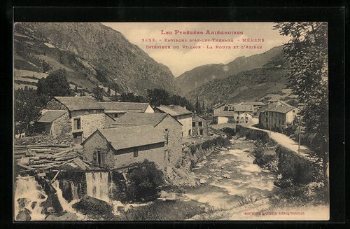 Cpa mérens intérieur du - intérieur,