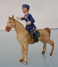 Soldier Nardi on horseback in pasta 1950s original.