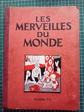 BT02 ALBUM Chromos Chocolat NESTLE KOHLER merveilles du monde volume 1 Complet