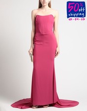 RRP€945 GIUSEPPE DI MORABITO Maxi Dress IT40 US4 UK8 S Train Back Made in Italy