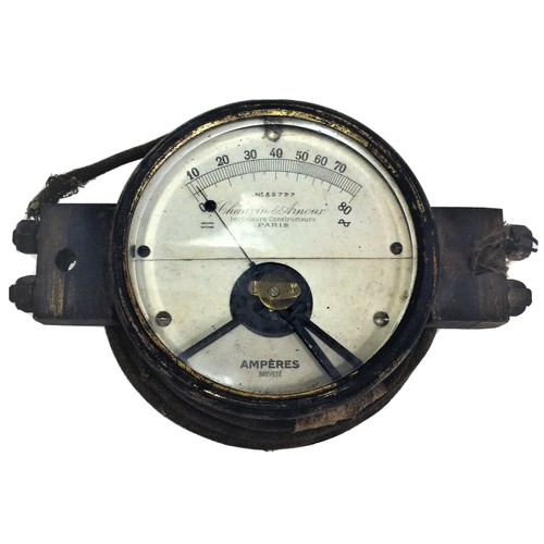 Ancien amperemetre chauvin - , &