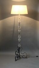 1950s French Neoclassical Lamp Wrought Iron Floor Lamp 50 Vintage Kitch
