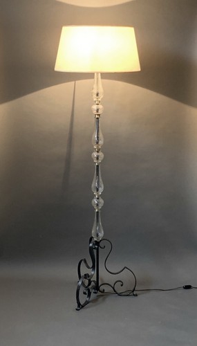Lampadaire fer forgé - forgé, lampe