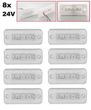 8x Côté 24V Blanc Marqueur