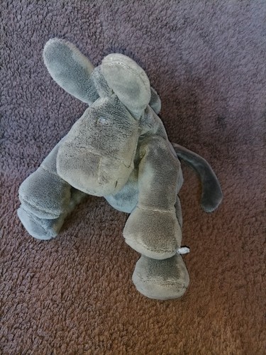 Doudou peluche âne paco - peluche, gris