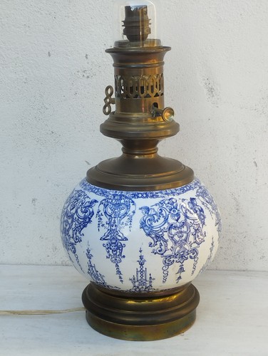 Lampe pétrole céramique - à,