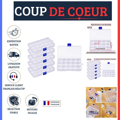 Boîtes rangement plastique