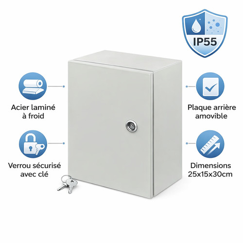 Boîtier électrique ip55 - boîtier,
