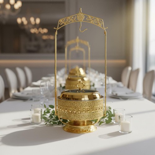 Chafing dish doré maintien - dish,