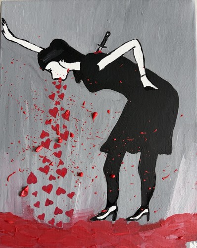 Art urbain sur toile femme - , en