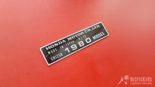 Honda cr125 125 - cr, 1980