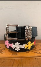 Chrome Hearts leather Belt