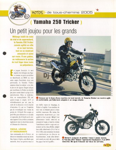 Fiche moto yamaha xg - moto, 250