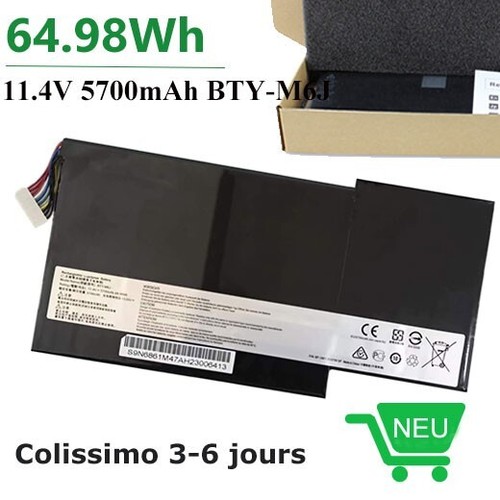 Batterie compatible pour - pour, msi