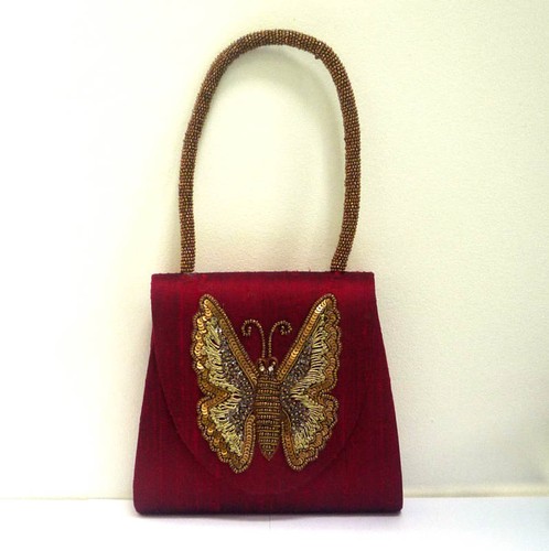 Sac papillon soie à - sac,