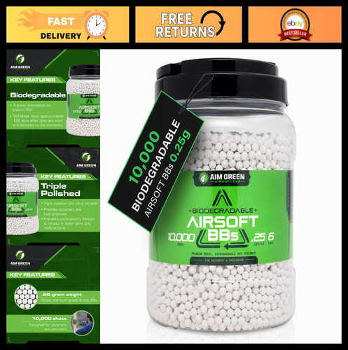 Biodegradable 6mm airsoft - biodegradable, bbs
