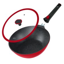 Poêle à  wok 30 cm avec