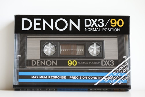 Denon dx3 cassette tape - denon, dx3/90