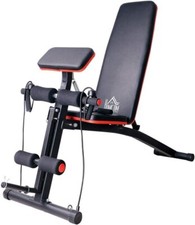 Banc de Musculation Pliable Appareils de Fitness Abdominaux Dorsaux Exercices 