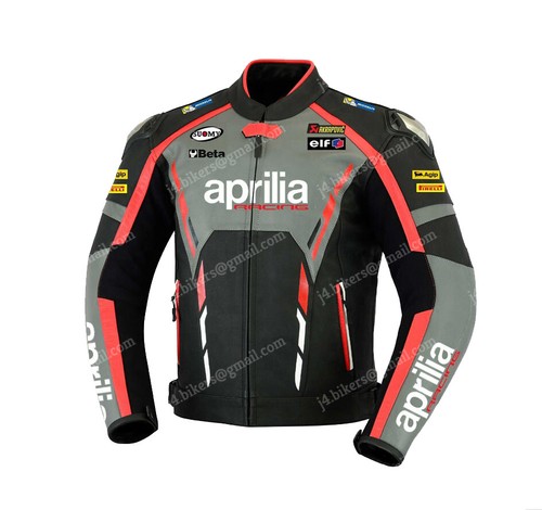 Veste motard cuir - en,