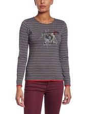 Pull à manches longues pour femmes Degr7 Colors chemise de loisirs, gris, DE 38