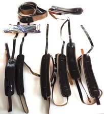 Set of 7 Vintage NOS guitar straps EKO AMACORD + new Fender + new Couch