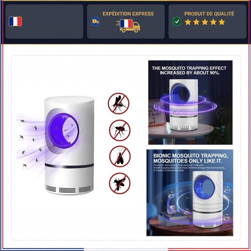 Piège moustiques led usb - piège, à