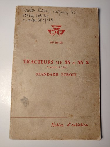Livret entretien utilisation - livret,