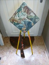 JOUET ANCIEN CIBLE SUR PIED EN ISOREL FUSIL & 3 FLECHETTES EUREKA rare SAFARI