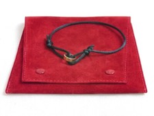 Authentic Cartier Bracelet Cord Love charity Rose Gold #4135