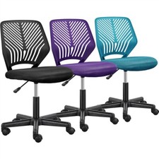 Chaise de Bureau Fauteuil de Bureau Hauteur Réglable avec Roues Pivotantes 