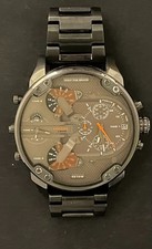 Diesel DZ7315 Mr Daddy 2.0 Chronograph Gunmetal Stainless Steel Watch 57mm Used