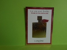 carte publicitaire lancome la
