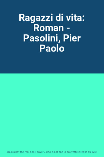 Ragazzi vita roman - roman,