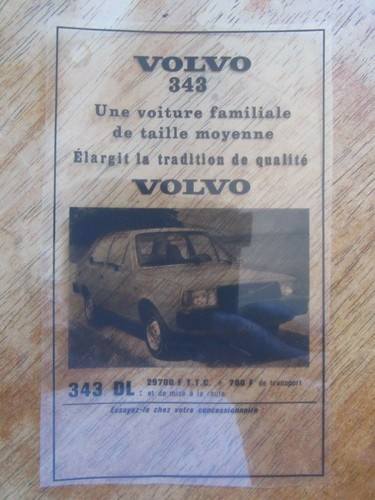 Ancien cliche negatif volvo - /,
