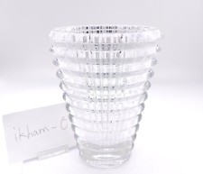 Baccarat Eye Vase Flower Crystal S Size About 15cm Without Original Box USED