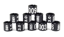 Bagues oiseaux en aluminium 2025 canaris exotique perruche(2.0/2.5/2.9/3.0..11m