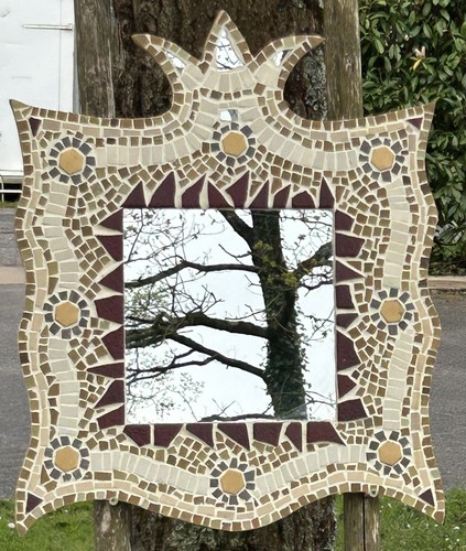 Miroir artisanal mosaïque - artisanal,
