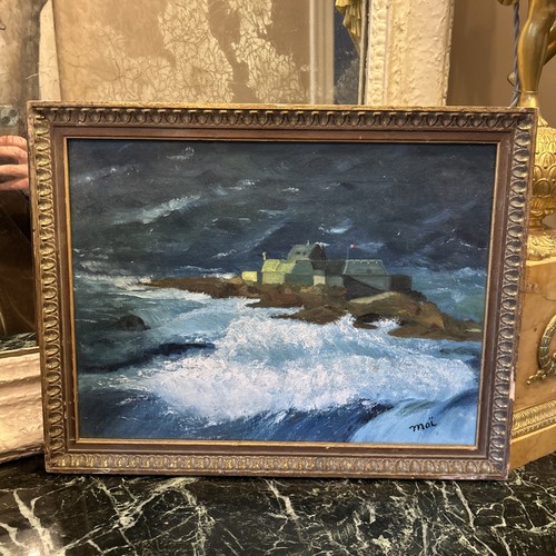 Tableau huile sur - huile,