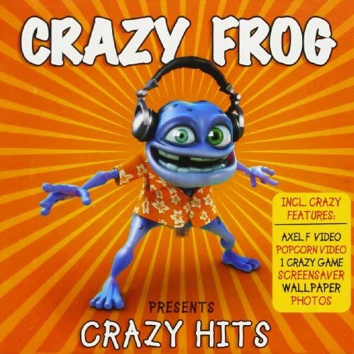 Crazy frog - frog, presents