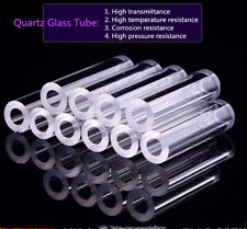 Quartz Glass Pipe Furnace Tube for Laboratory Use, OD:3-120mm,Can Be Customized