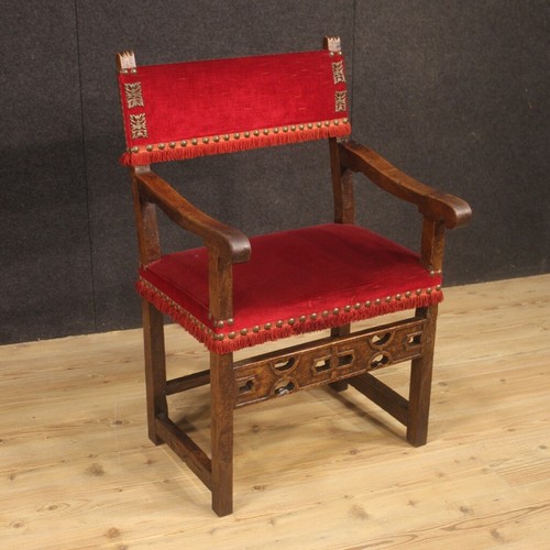 Fauteuil ancien meuble bois - fauteuil,