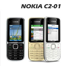 Unlocked Original Nokia C2-01 3G Phone FM MP3 MP4 Player Cellphone 3.15MP Camera