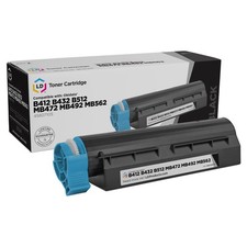 LD Compatible Okidata 45807105 Black Toner for MB472w, MB492, B412dn & B432dn