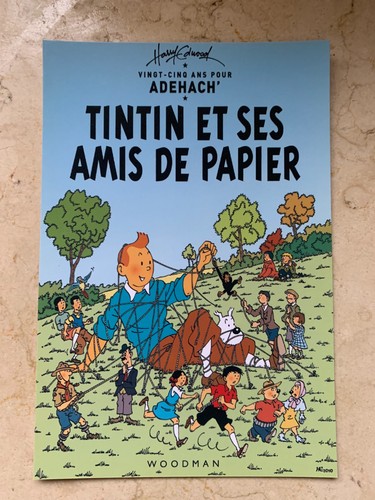 Carte postale 15x10 tintin - 15x10,