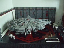 STAR WARS LEGO DEATH STAR DOCKING BAY 327 MOC MILLENNIUM FALCON 10179 75192 CUST