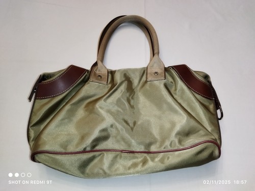 Sac main lancel toile - À, kaki