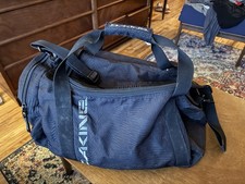 Dakine EQ Small Duffle Bag Pewter Sports Gym Travel Gray/Black Shoulder Strap