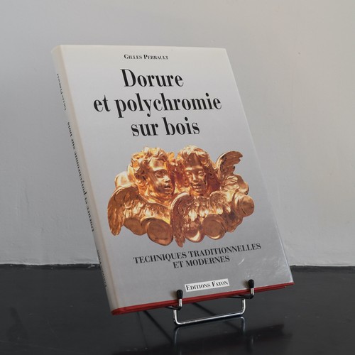 Dorure polychromie sur bois - et,