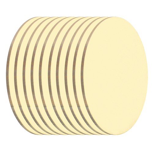 Pcs plaque ronde laiton - plaque,